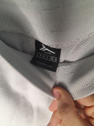 Pantalones chándal blancos tenth XS
