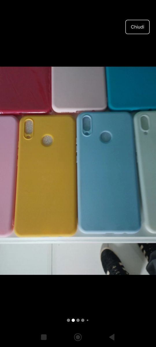 Sette cover compatibili con Huawei P 2019