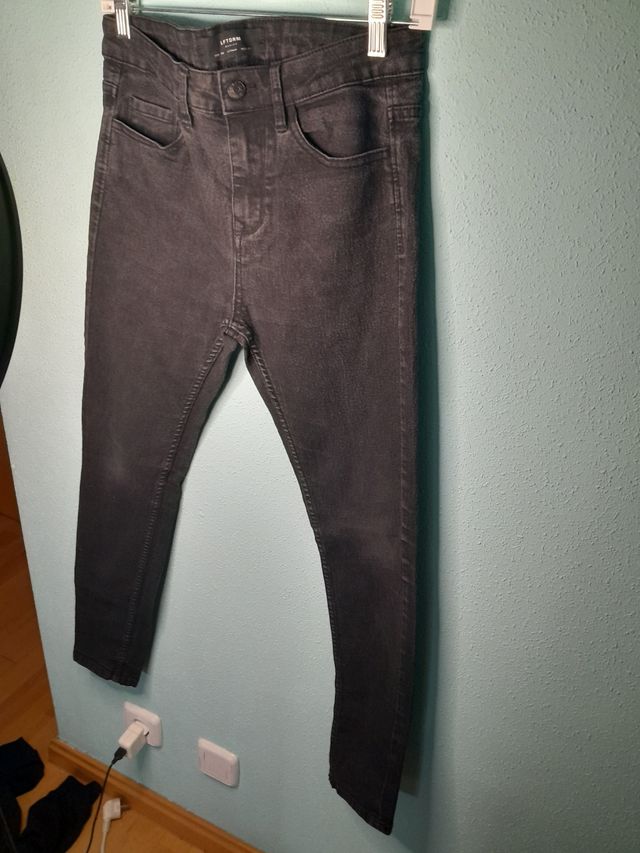 Pantalones negros vaqueros talla S