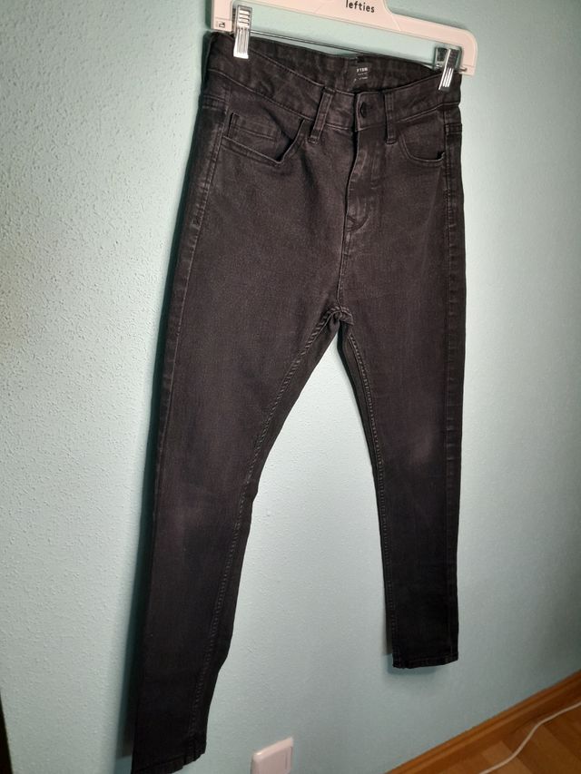 Pantalones negros vaqueros talla S