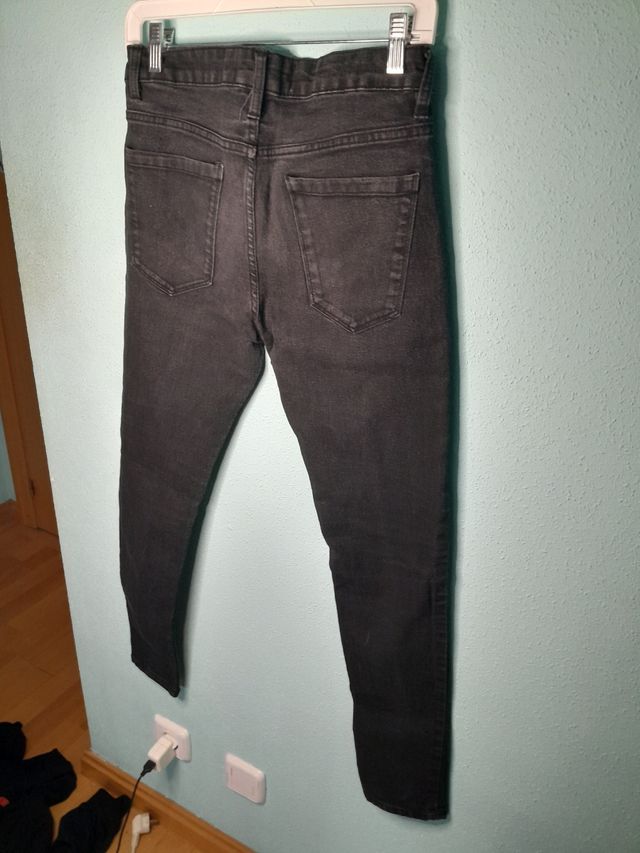 Pantalones negros vaqueros talla S
