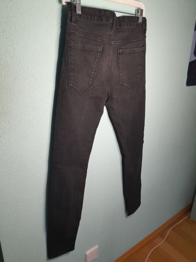 Pantalones negros vaqueros talla S