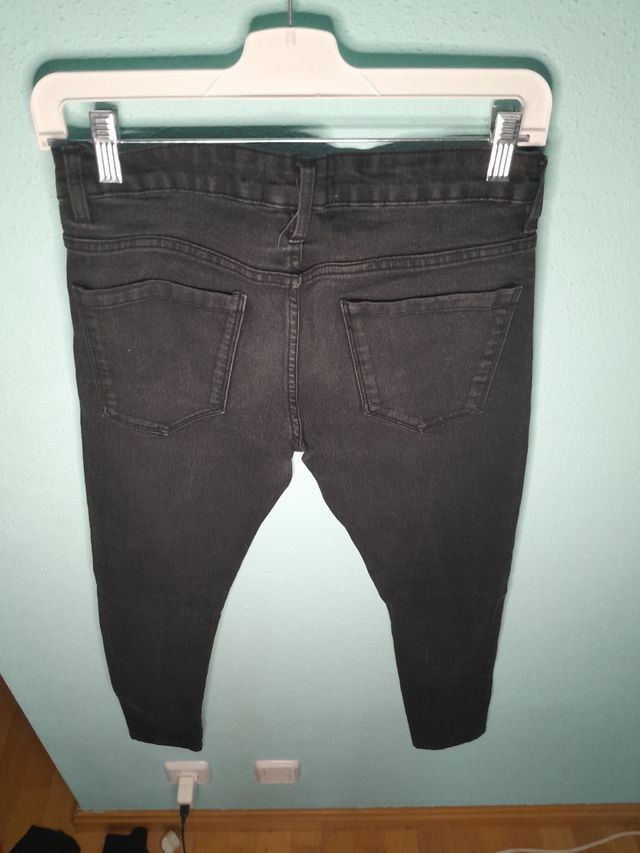 Pantalones negros vaqueros talla S