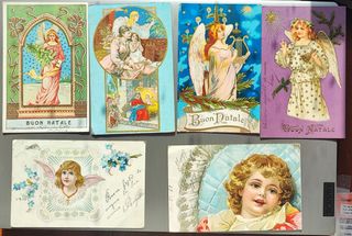 Cartoline auguri di natale vintage