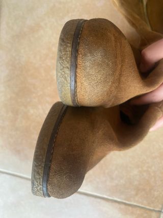 Botas camel de Cuplé