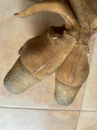 Botas camel de Cuplé