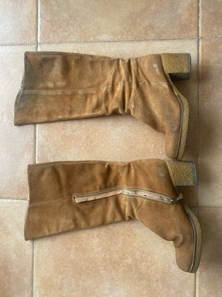 Botas camel de Cuplé
