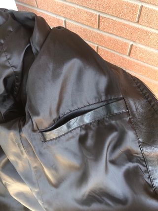 giubbotto pelle ecologica nera