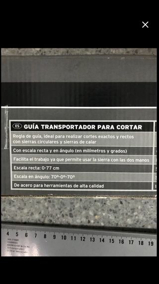 Guia Transportador para cortar