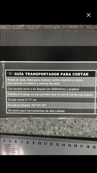 Guia Transportador para cortar