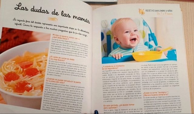 5 libros de Recetas para Bebes y Niños