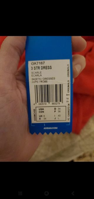 Vestido adidas vintage