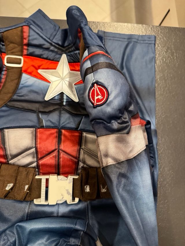 Vestito Carnevale capitan america
