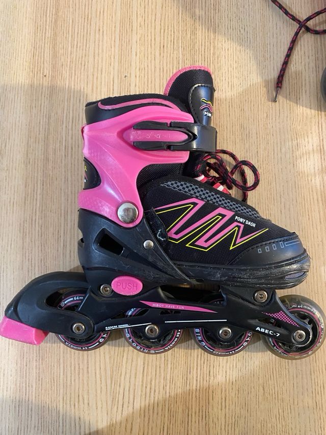 Pattini in linea con luci