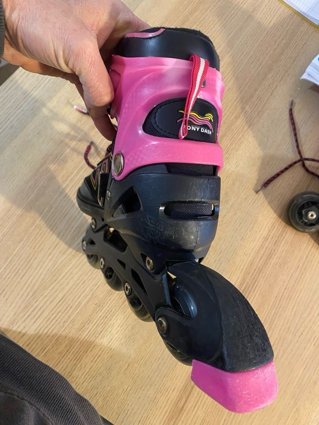 Pattini in linea con luci