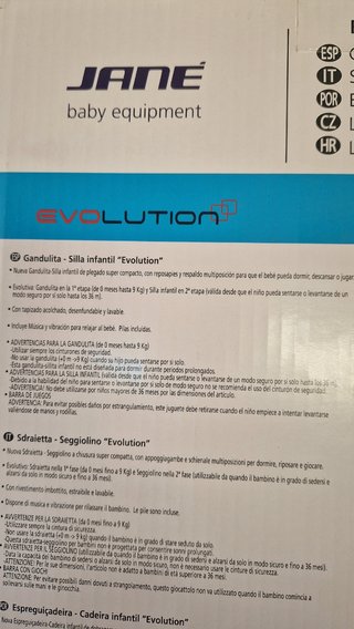 Hamaca bebé Jane Evolution