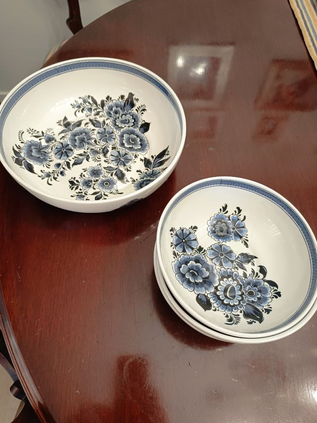 Lote piezas porcelana de manises