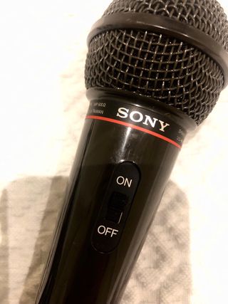 Microfone dinâmico FVX200 preto Sony