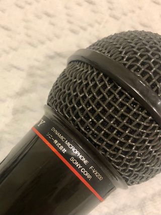 Microfone dinâmico FVX200 preto Sony