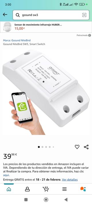 Gosund SW3 mando switch inteligente