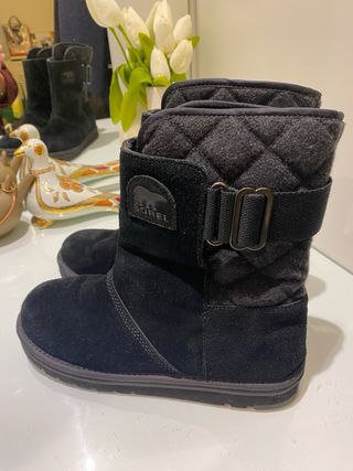 Botas negras de piel Sorel T42