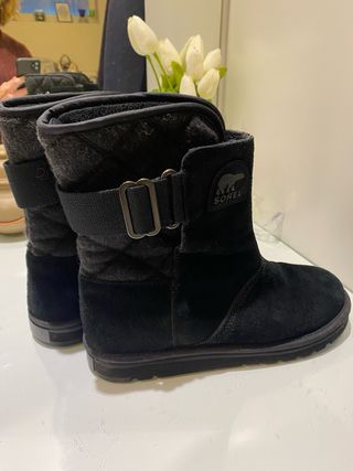 Botas negras de piel Sorel T42
