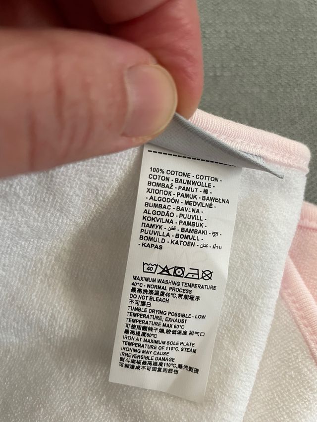 Set bavaglia + asciugamano per neonato