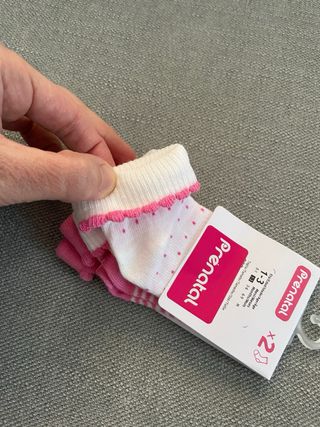 2 paia di calzini per neonato