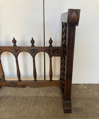 Antiguo pie de puente restaurado. Bargueño