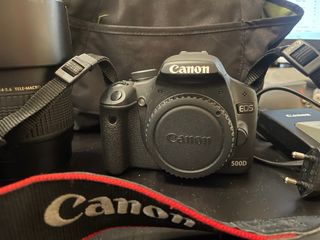 Canon 500D OBJETIVOS EYES BOLSA
