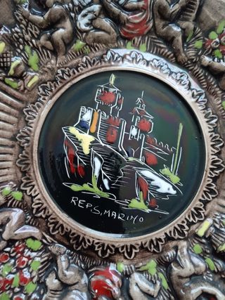 Piatto in ceramica Repu San Mariano