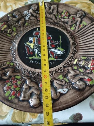 Piatto in ceramica Repu San Mariano