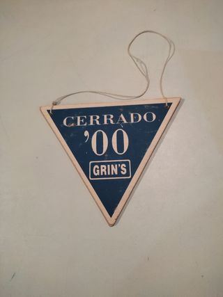 Rótulo de cierre de Comercio y apertura