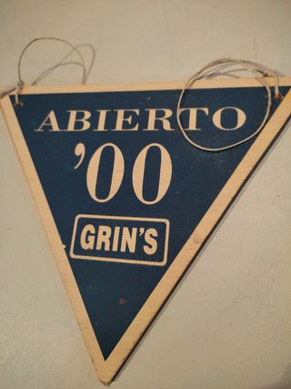 Rótulo de cierre de Comercio y apertura