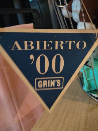 Rótulo de cierre de Comercio y apertura