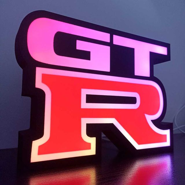 GT-R - Candeeiro LED RGB para Decoração