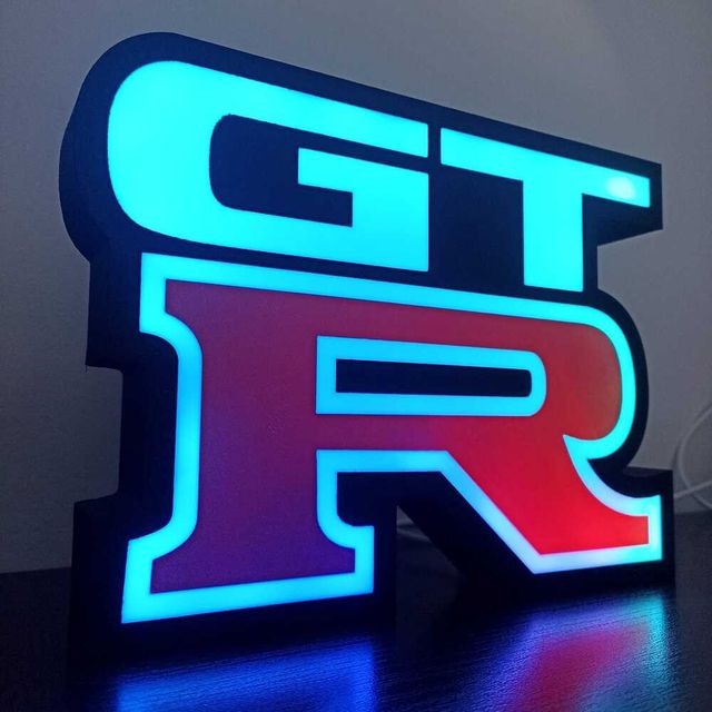 GT-R - Candeeiro LED RGB para Decoração