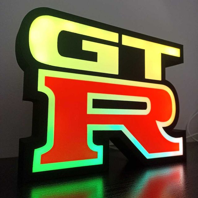 GT-R - Candeeiro LED RGB para Decoração