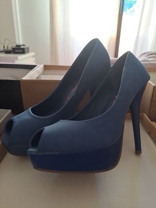 Zapatos tacón con plataforma