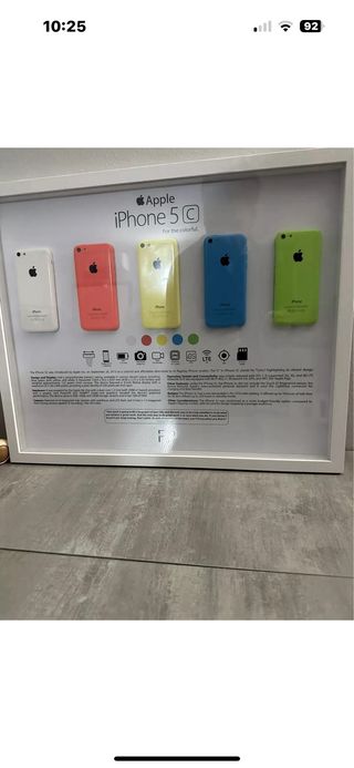 Quadro Teardown iPhone 5C  Collezione Completa 