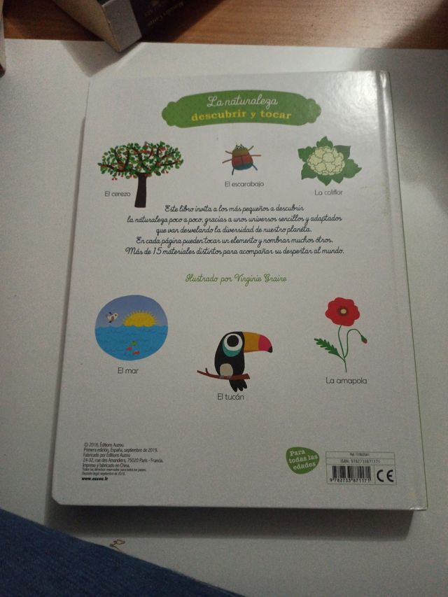 La naturaleza descubrir y tocar