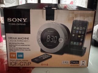 Radio despertador Sony