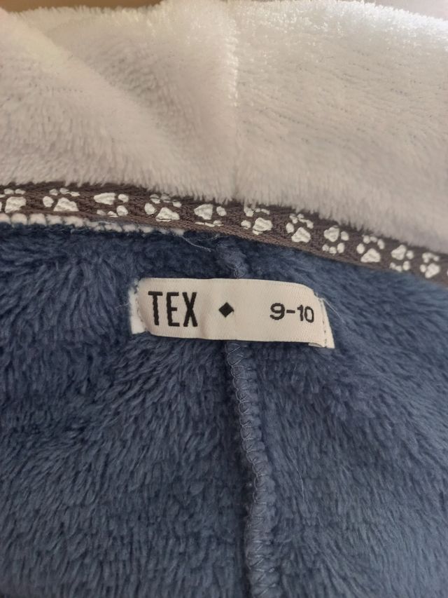 Pijama polar mapache