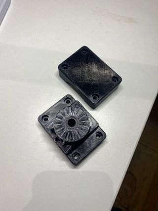 Soporte 0 grados lvs34 con rosca