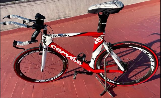 Bicicleta carretera triathlon cervelo P2 CARBONO 