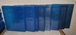0,50€ Unidad Cajas dvd dobles y bluray