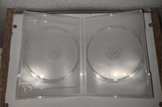 0,50€ Unidad Cajas dvd dobles y bluray