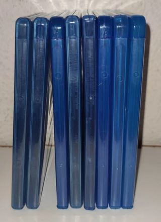 0,50€ Unidad Cajas dvd dobles y bluray