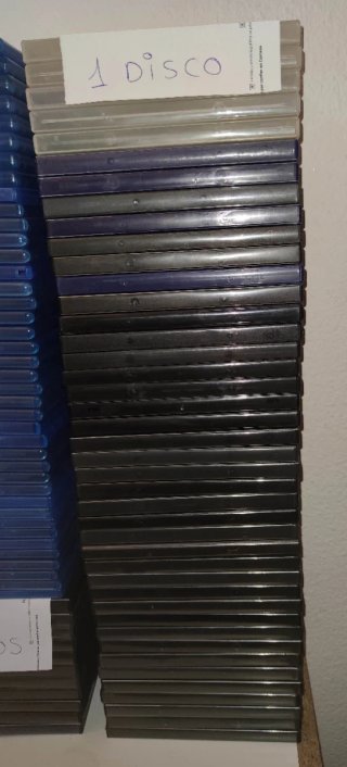 0,50€ UNIDAD CAJAS DVD Y BLURAY (SI ENVÍO)