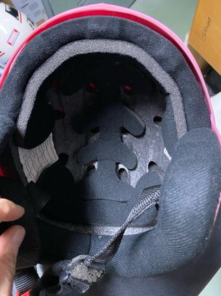 Casco ski niña rosa